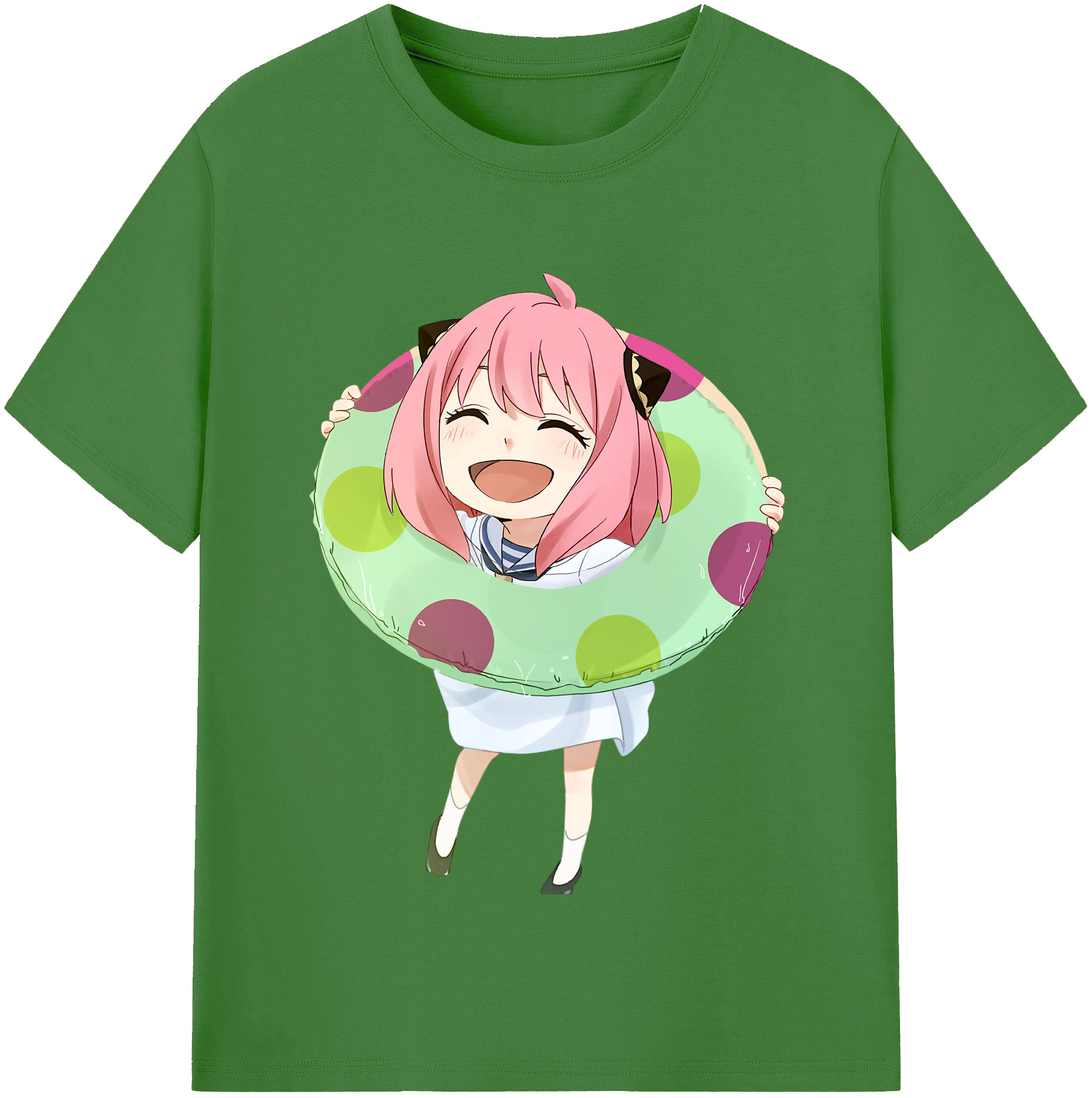 （画像用） SPY×FAMILY间谍家家酒 レディースカジュアルプリントTシャツ（綿100％）